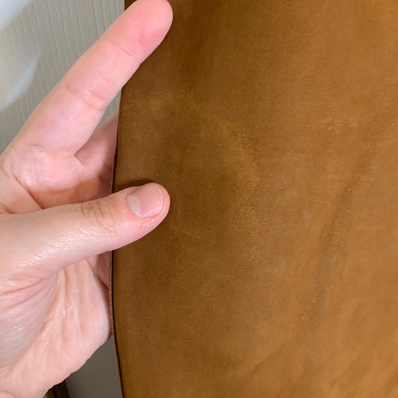 Vince Lamb Leather Wide Leg Cropped Pants - Picture 4 of 11